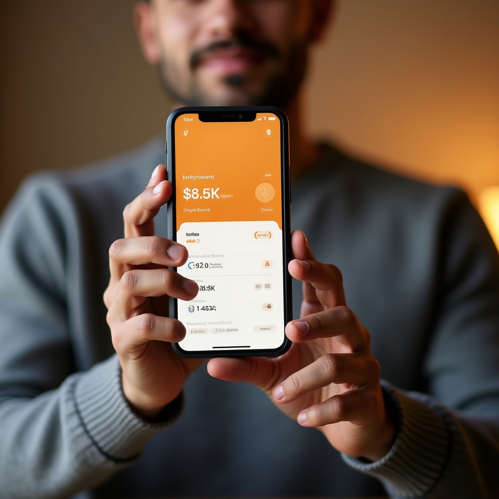 Digital wallet interface displayed on a smartphone with clean UI elements